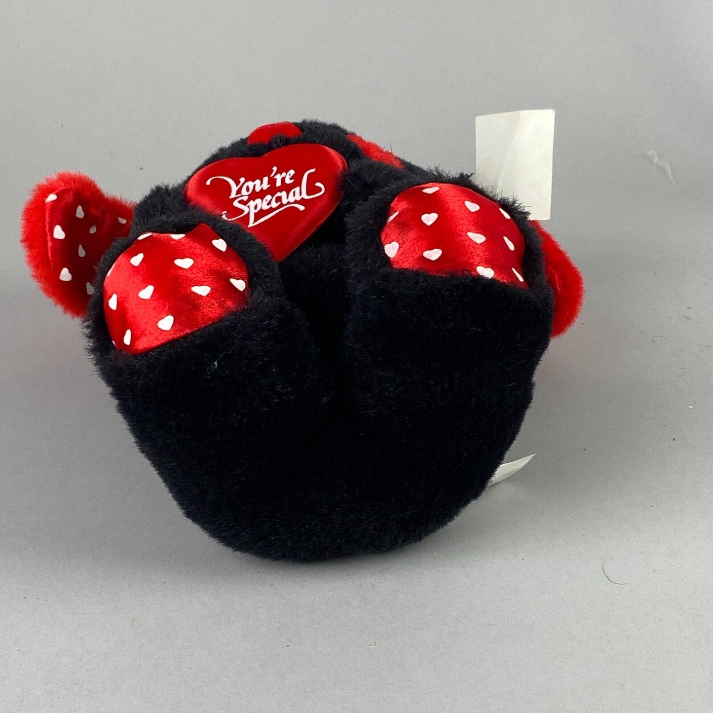 Dan Dee Black & Red Puppy Dog Valentines "You're Special" Stuffed Animal 8"