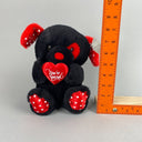 Dan Dee Black & Red Puppy Dog Valentines "You're Special" Stuffed Animal 8"