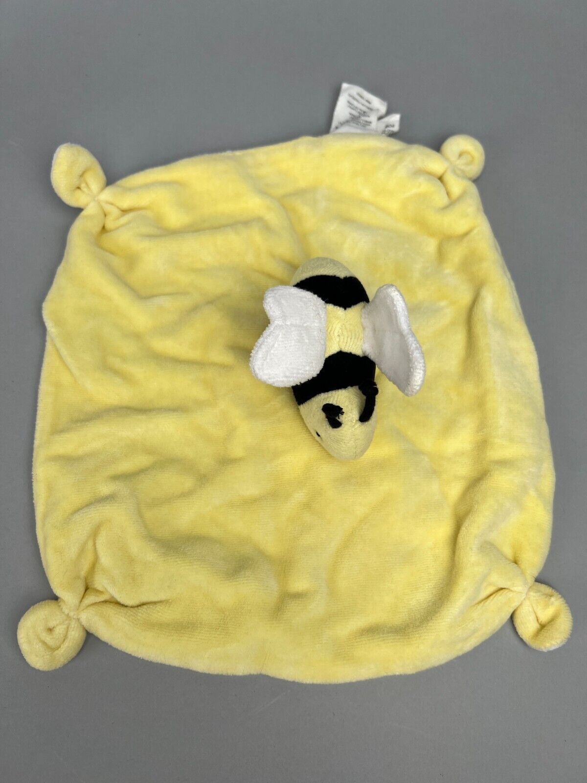 Burts Bees Baby Yellow Bumble Bee Security Blanket Stuffed Animal