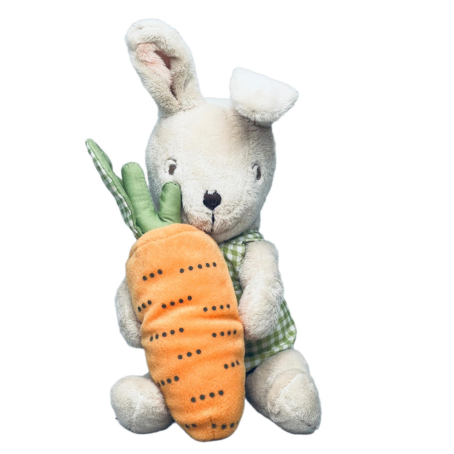 Bunny Rabbit with Carrot Stuffed Animal 10"