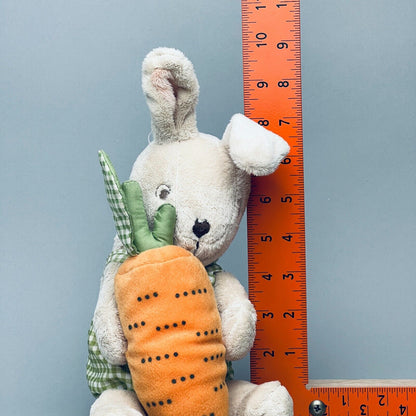 Bunny Rabbit with Carrot Stuffed Animal 10"