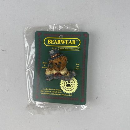 New 1995 Vintage Bearwear 'An Original F.O.B '96- '97' Pin Boyds Bears & Friends