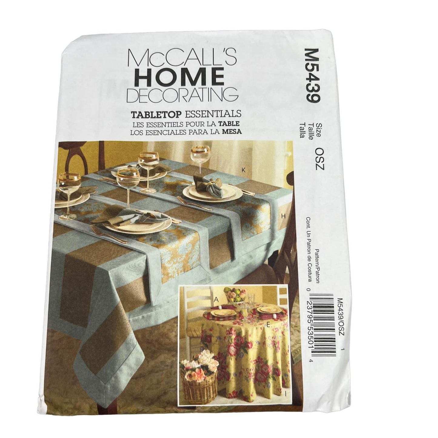 McCall's Home Decorating M5439 Tabletop Essentials