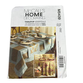 McCall's Home Decorating M5439 Tabletop Essentials