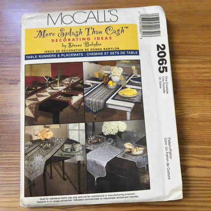 McCall's Decorating Ideas by Donna Babylon 2065 Uncut Pattern