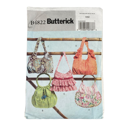 Butterick B4822 Purse Sewing Patterns