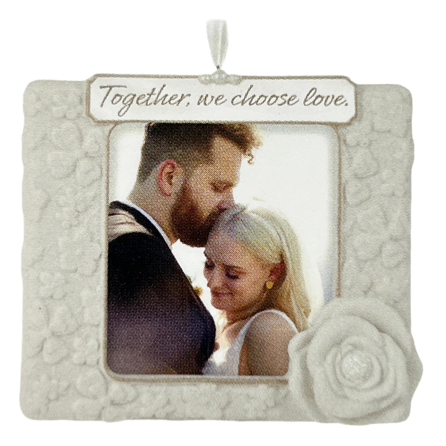 New Hallmark We Choose Love Ornament Frame