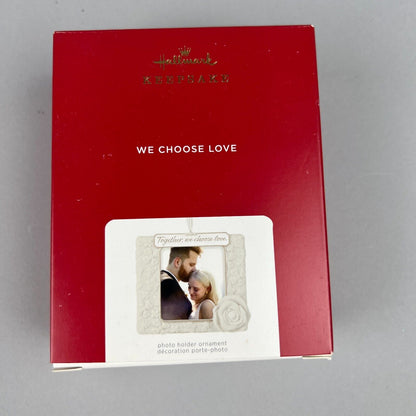 New Hallmark We Choose Love Ornament Frame