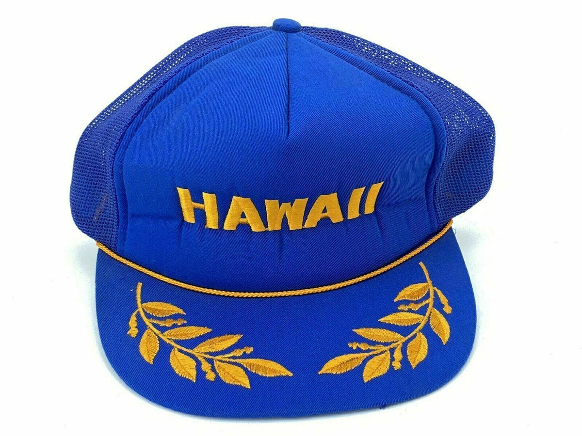 Hawaii Blue Trucker Snap-back Mesh Hat