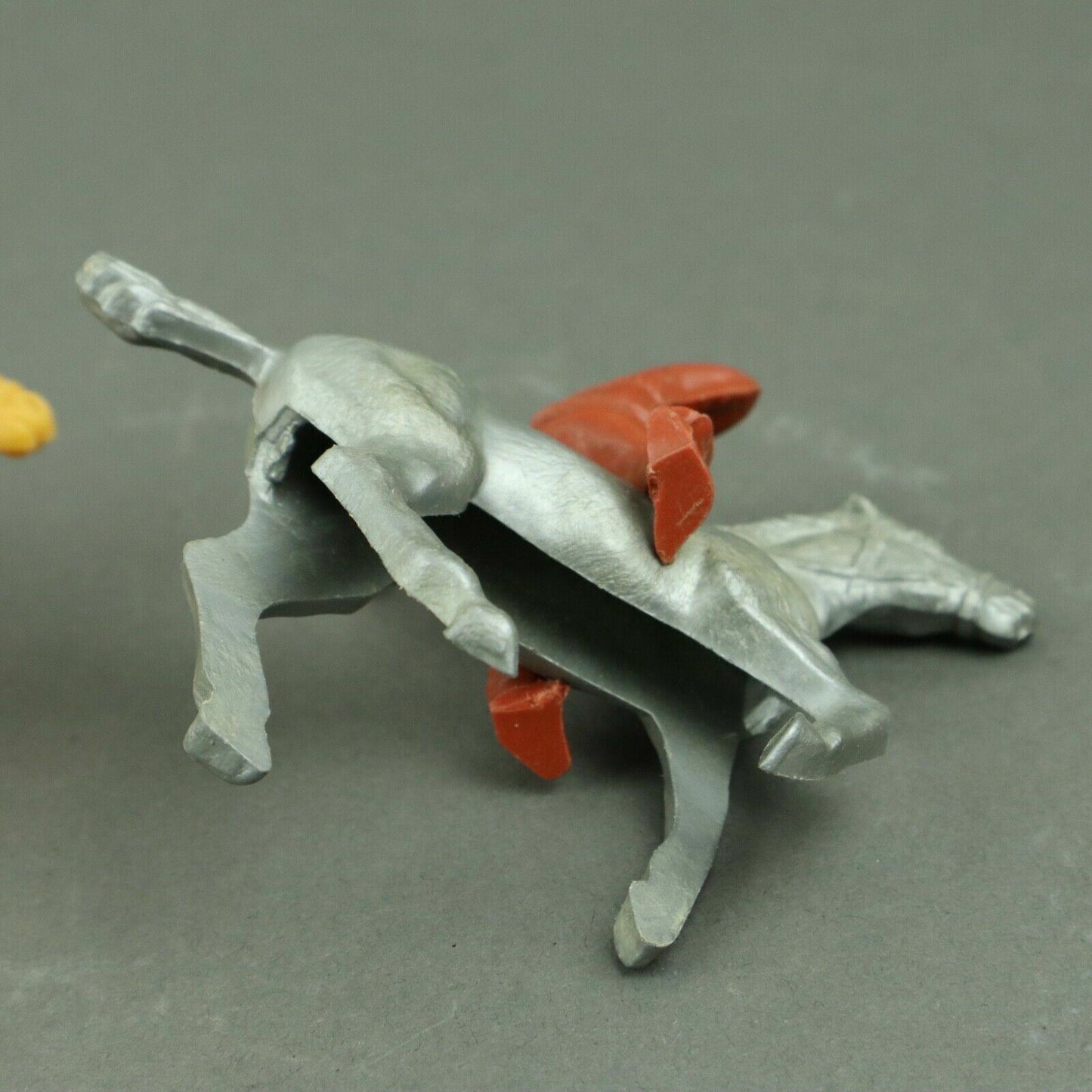 4 Vintage - Unmarked Plastic Figures (2 Indians and 2 horses)