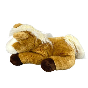 Aurora Stuffed Animal Horse 12" Biege/White