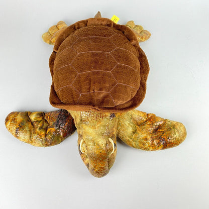 Miyoni Stuffed Animal Brown Sea Turtle 14"