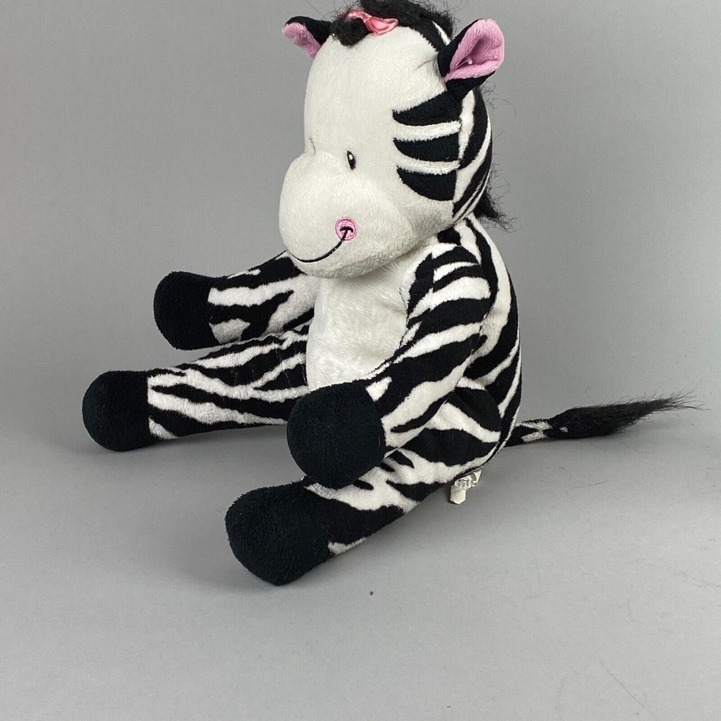 Baby Boom Stuffed Animal Zebra 10"