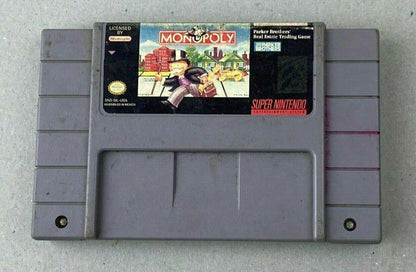 Monopoly Super Nintendo SNES Untested