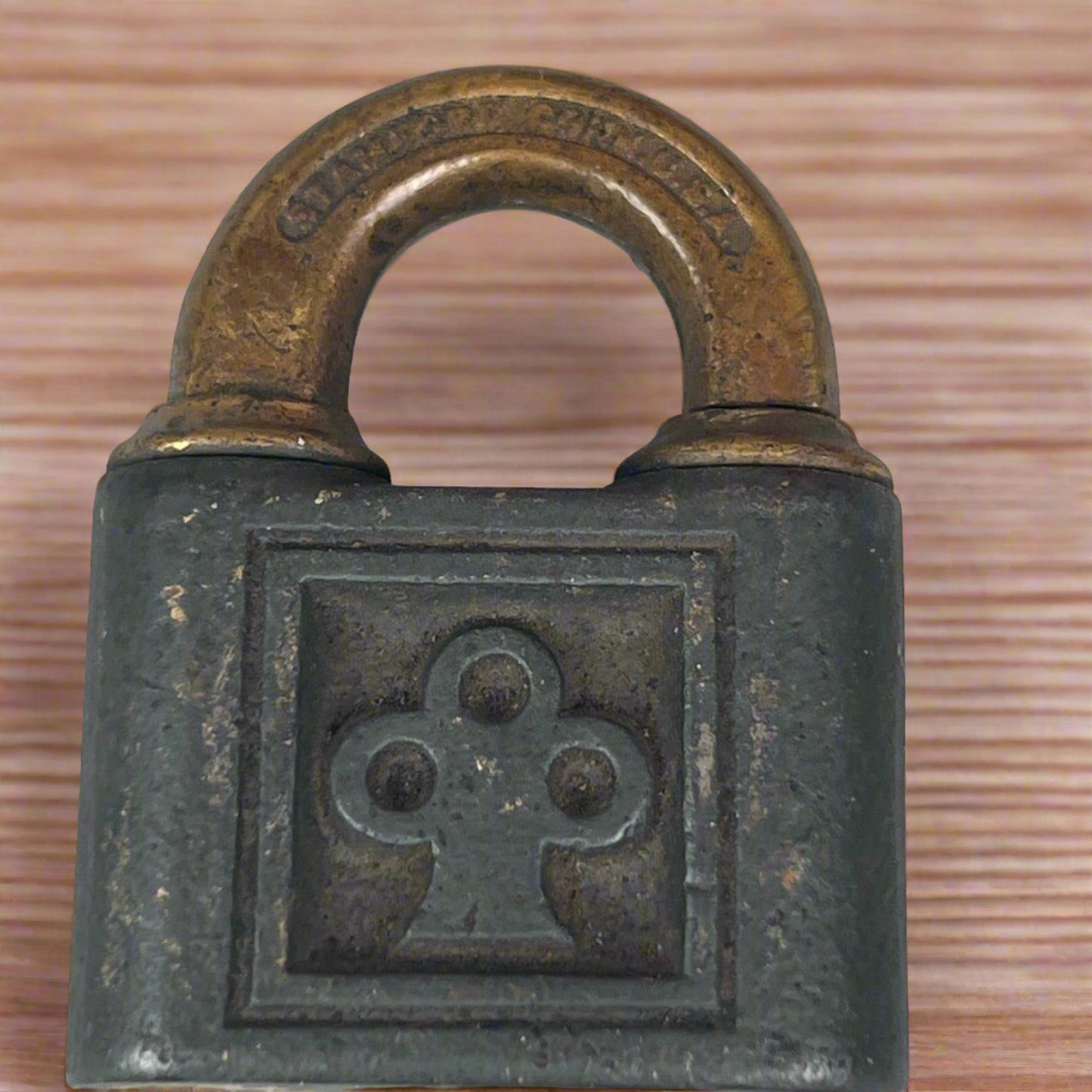 Vintage Yale Brass Lock no Key 2.5" Tall USA