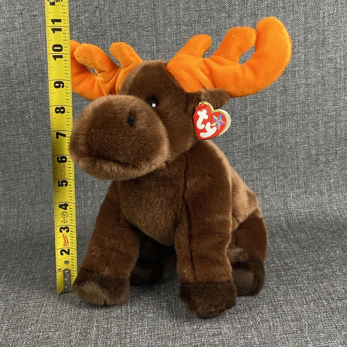 CHOCOLATE the Moose TY BEANIE BABY 11" Tall , EXCELLENT