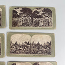 Stereoview Card Lot Calvary, Crucifixion, Catholic, 10 Double sided Cards