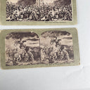 Stereoview Card Lot Calvary, Crucifixion, Catholic, 10 Double sided Cards