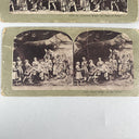 Stereoview Card Lot Calvary, Crucifixion, Catholic, 10 Double sided Cards