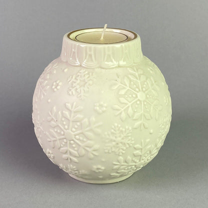 Lenox Ornament Glow Snowflake Votive Candle Holder 4.5" Tall