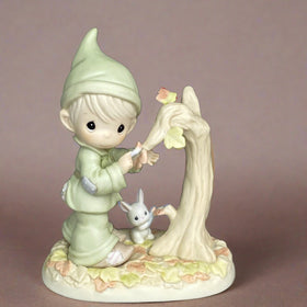 Precious Moments Figurine "Color Your World with Thanksgiving" Vintage Enesco