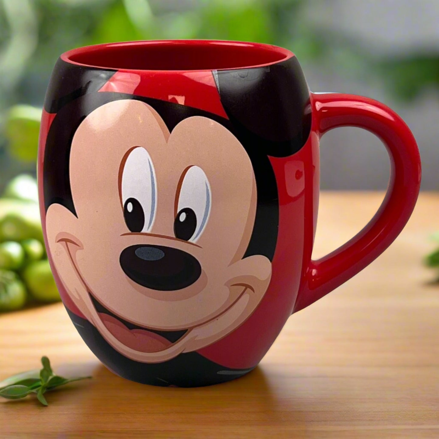 Vintage Disney Parks Authentic Original Red Mickey Mouse Oh Boy Mug