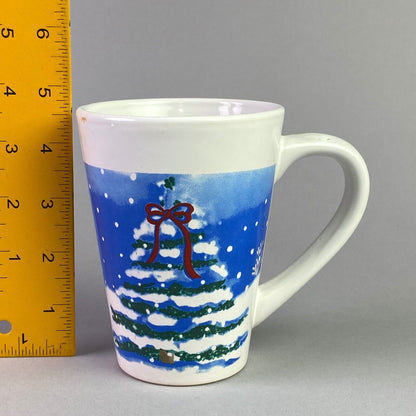 Royal Norfolk Christmas Mug Snowy Tree House (Christmas Tree)