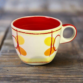 Hues n Brews  Hand-painted Beautiful Colorful Coffee Mug Cup