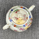 Vintage Japanese Teapot Creamer Sugar Set  Bird Themed , made in Japan