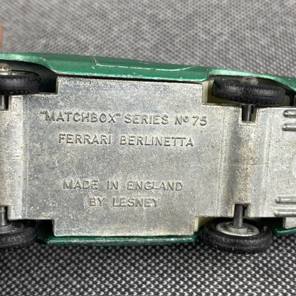 Lesney Matchbox L Ferrari Berlinetta Green No 75