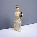 Vintage Japanese Geisha Ceramic Figurine 10" tall