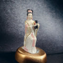 Vintage Japanese Geisha Ceramic Figurine 10" tall