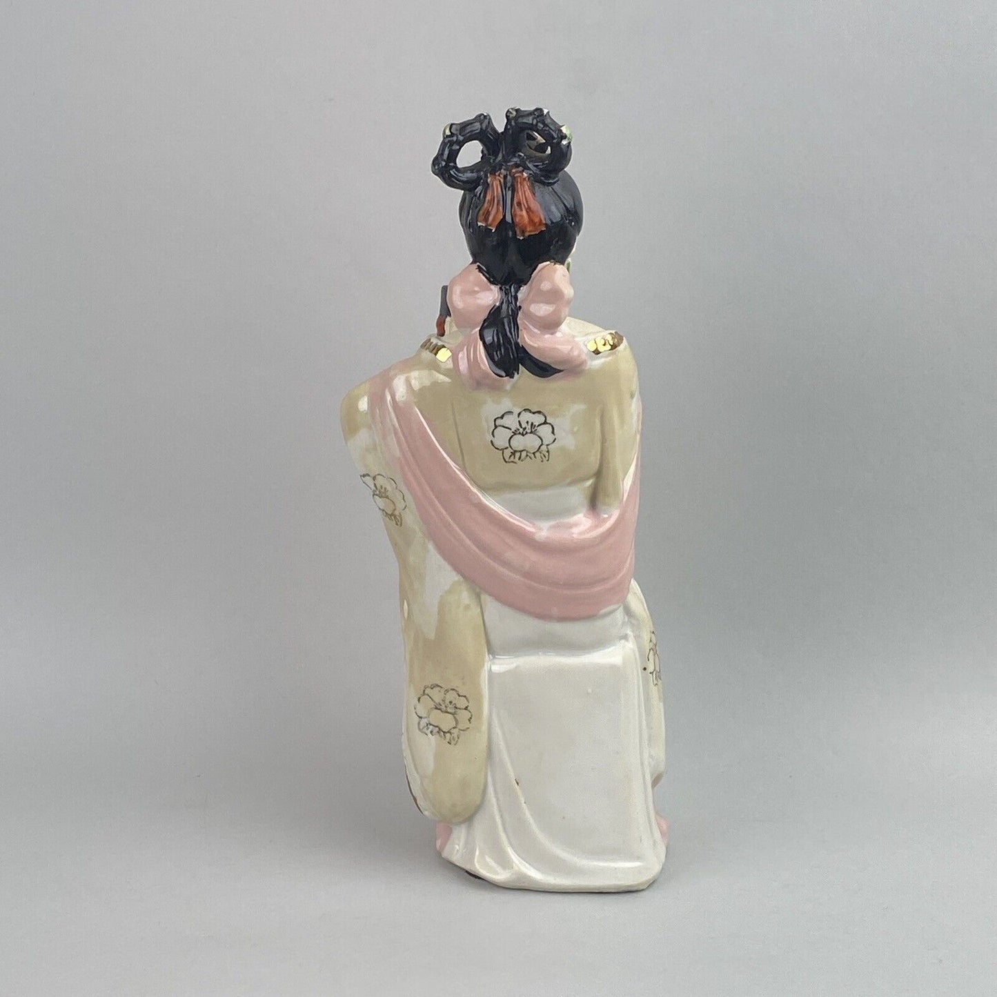 Vintage Japanese Geisha Ceramic Figurine 10" tall