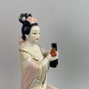 Vintage Japanese Geisha Ceramic Figurine 10" tall