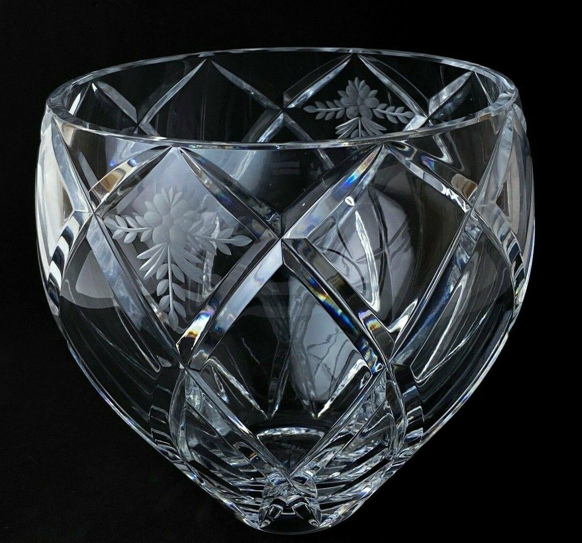 Lenox Full Lead Crystal Bowl 7" Tall