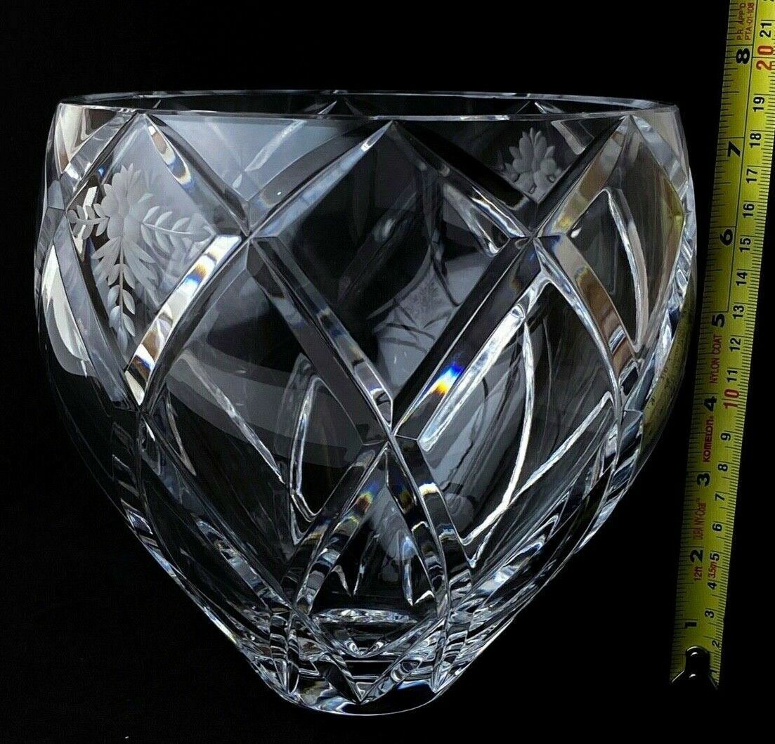 Lenox Full Lead Crystal Bowl 7" Tall