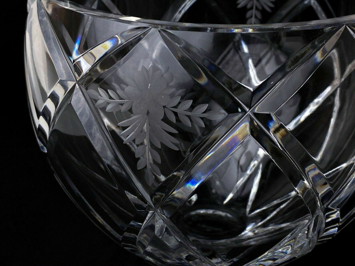 Lenox Full Lead Crystal Bowl 7" Tall