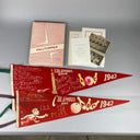 Colubus Ohio Yearbook, Photos, and Triangle Sports Flag (Bowling) 1942