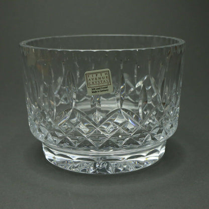 FIFTH AVENUE Crystal Cardiff 6" Straight Side Bowl Mouth-blown Hand Cut Germany