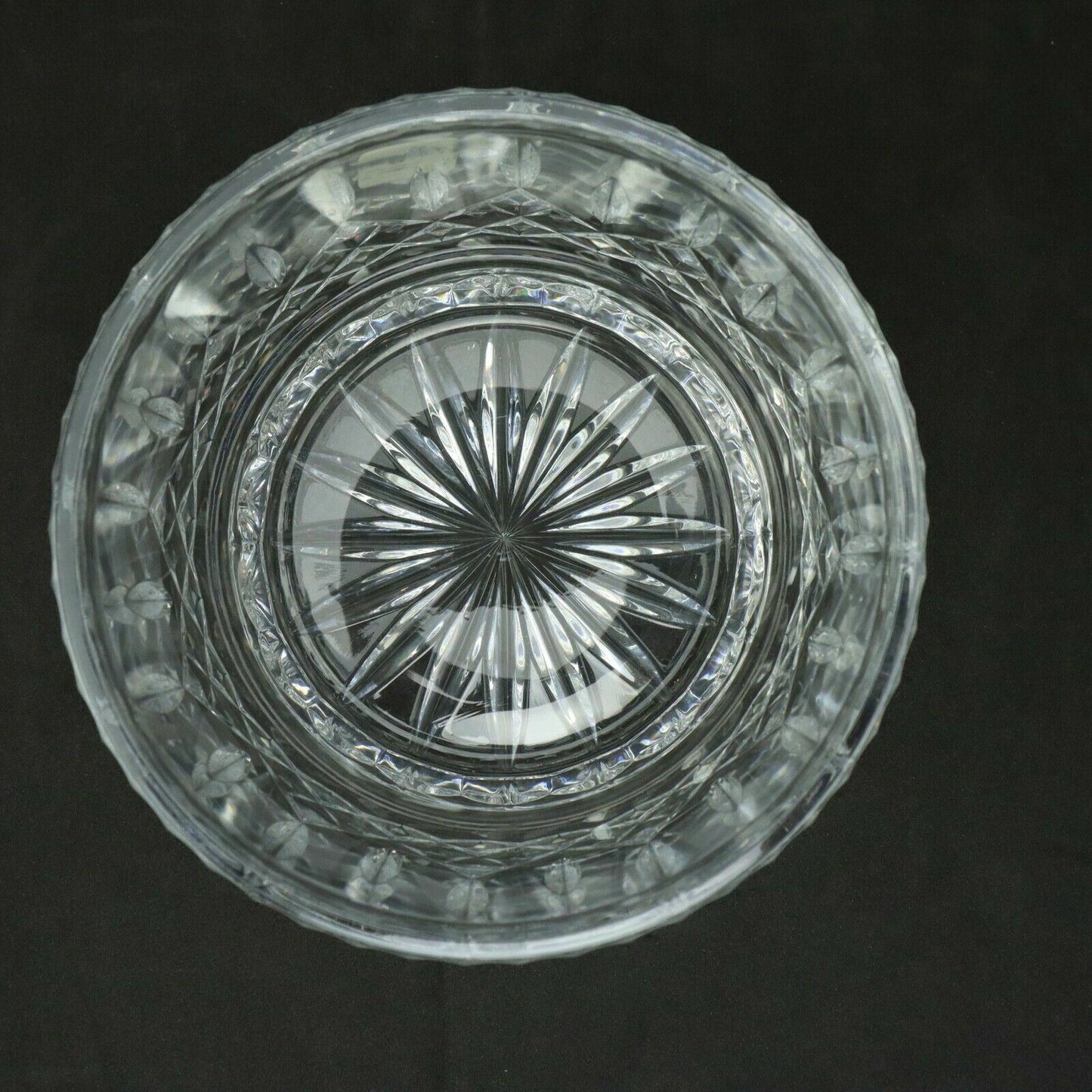 FIFTH AVENUE Crystal Cardiff 6" Straight Side Bowl Mouth-blown Hand Cut Germany