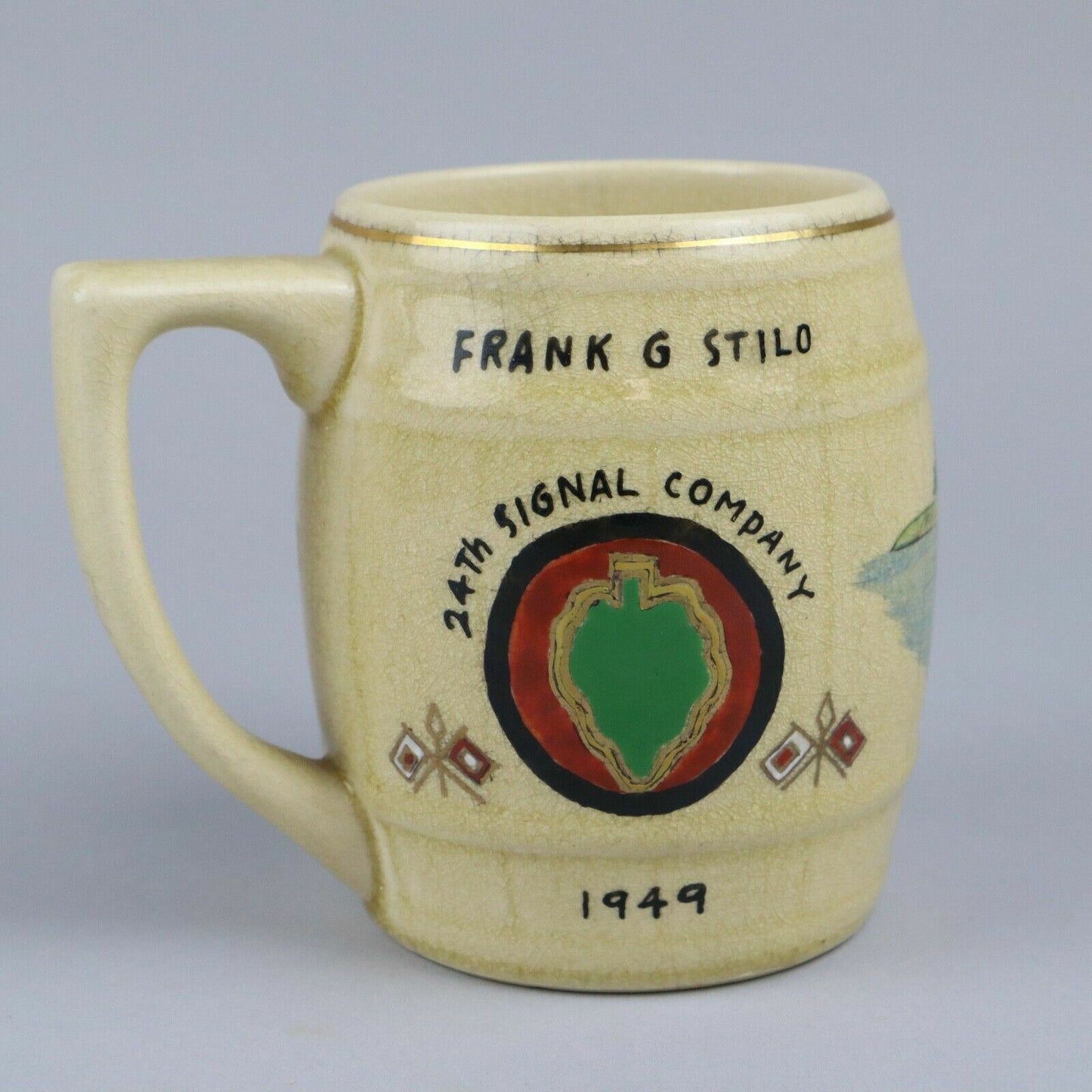 24th Signal 1949 Company Military Collectible Mug (Army). - Personalized (P2)