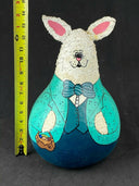 Gourd Handmade Bunny Rabbit 14"