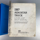 1987 Ford Aerostar Shop Manual