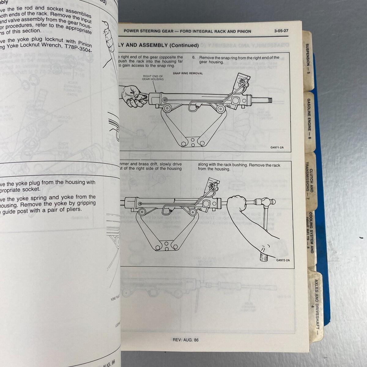 1987 Ford Aerostar Shop Manual