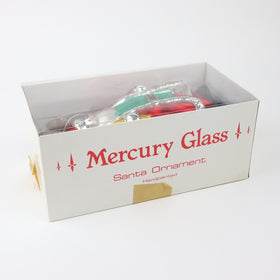 Dept 56~Mercury Glass~ SANTA~Christmas Ornament 8.5" Tall (P2)