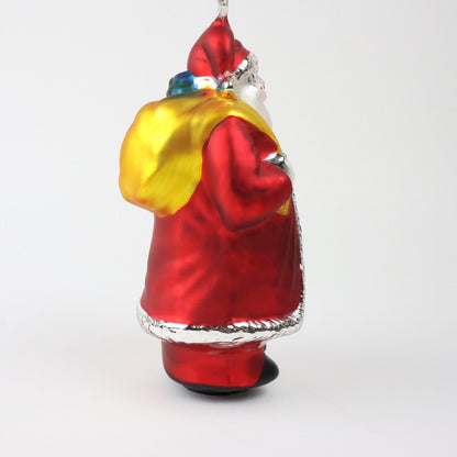 Dept 56~Mercury Glass~ SANTA~Christmas Ornament 8.5" Tall (P2)