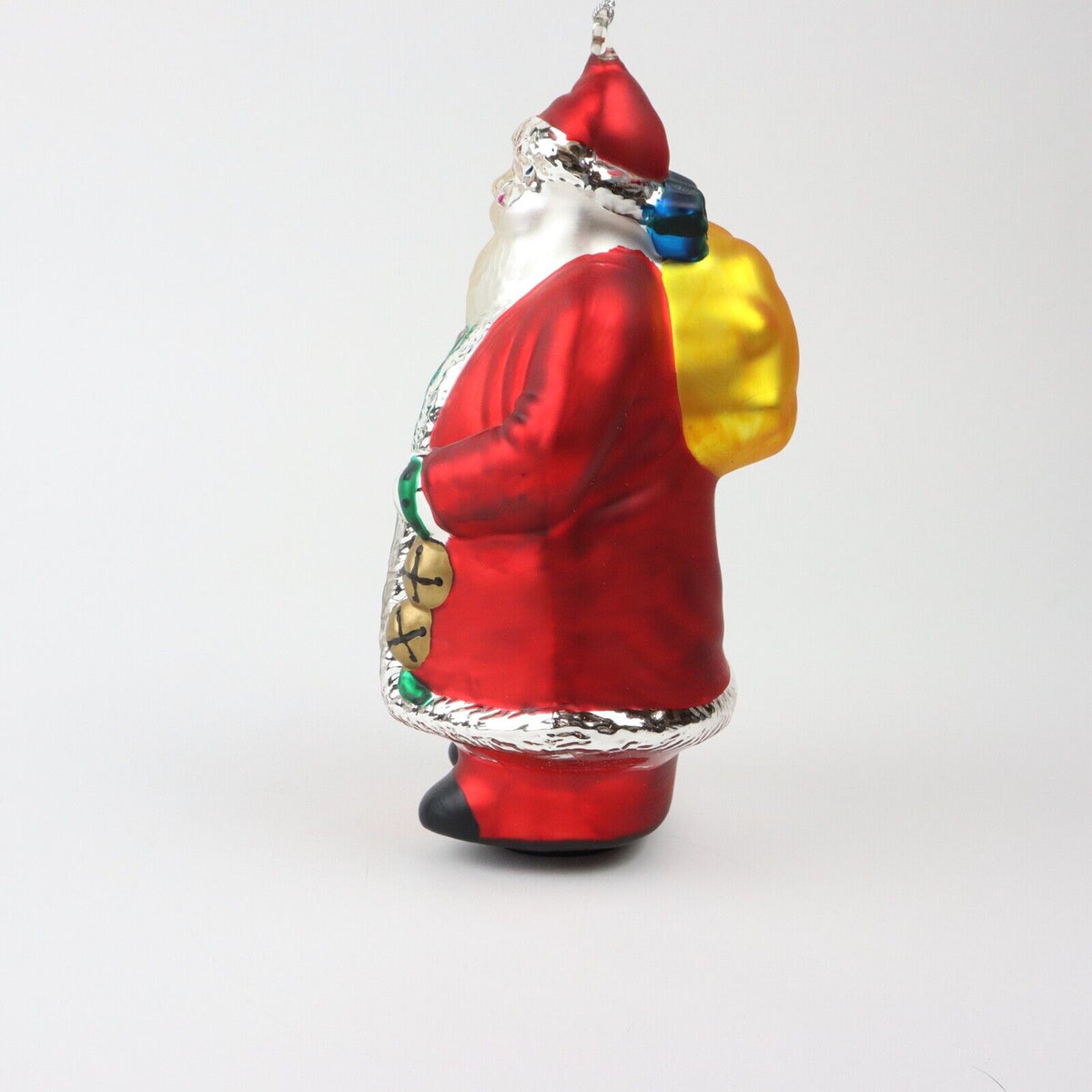 Dept 56~Mercury Glass~ SANTA~Christmas Ornament 8.5" Tall (P2)