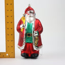 Dept 56~Mercury Glass~ SANTA~Christmas Ornament 8.5" Tall (P2)