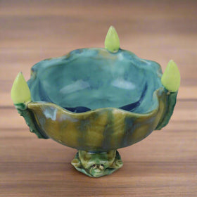 Unique Pottery Candy Dish Turtle (odd, weird) Kitch
