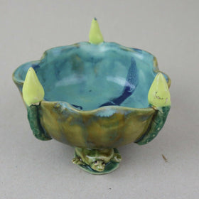 Unique Pottery Candy Dish Turtle (odd, weird) Kitch